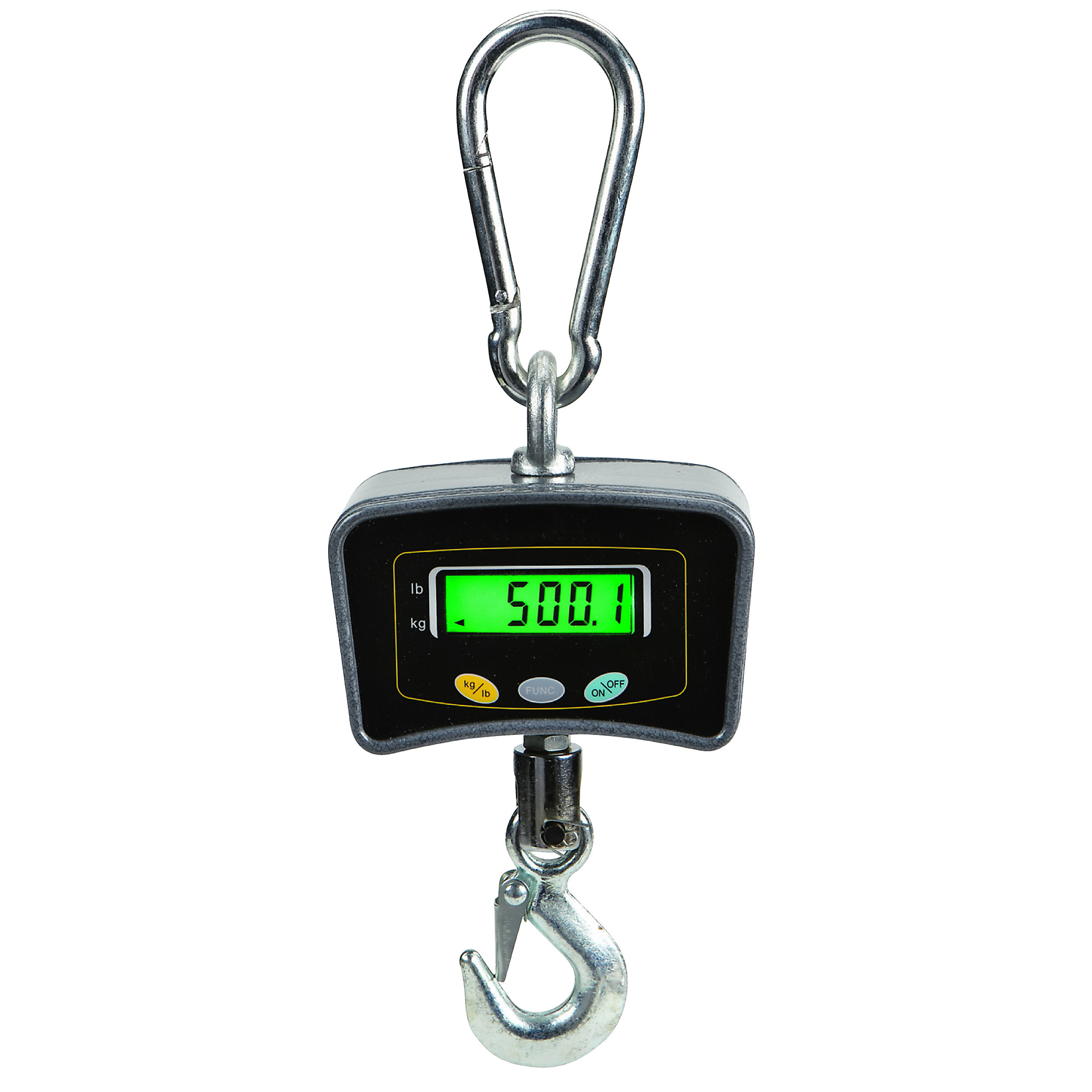 Shop Tuff Digital Hanging Scale - 1100-Lb. Capacity, Cast Aluminum, Backlit LCD Display, Model# STF-1100DS